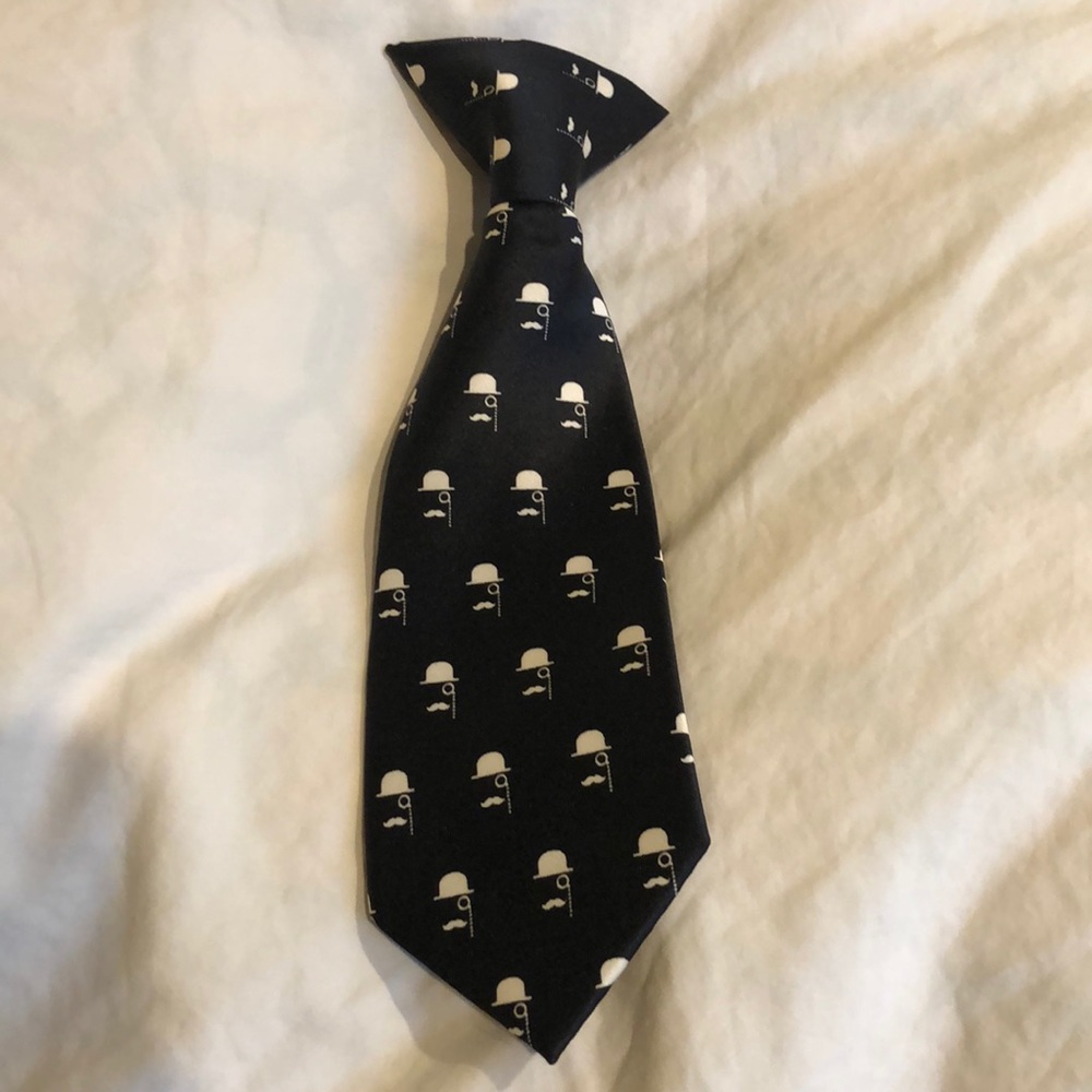 baby Gap Moustache Clip-on Neck Tie